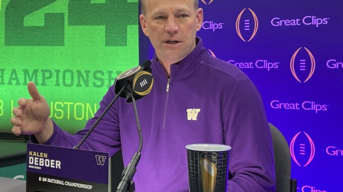 washington huskies coach